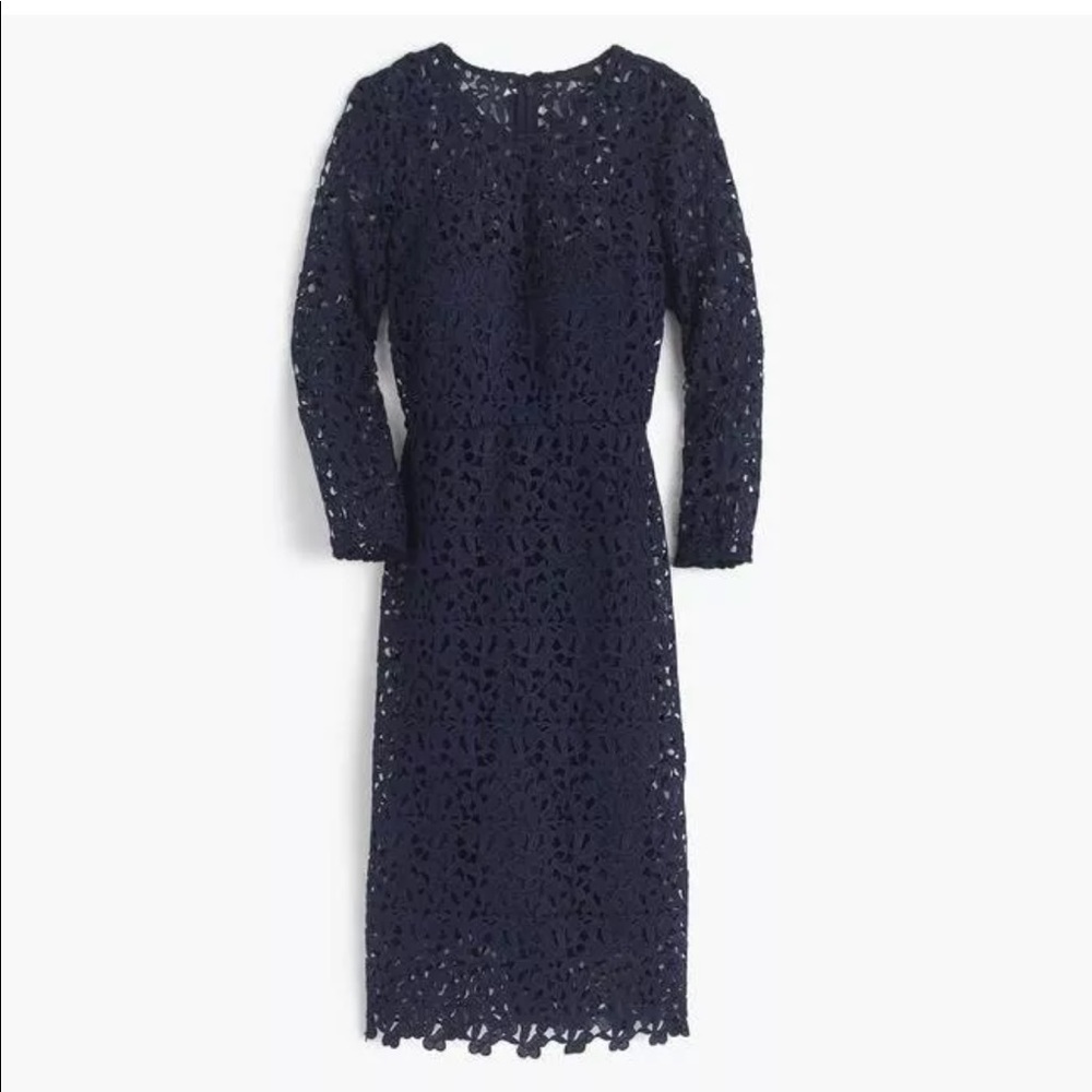 J.crew Collection Lace Sheath Dress 000 - Picture 5 of 8